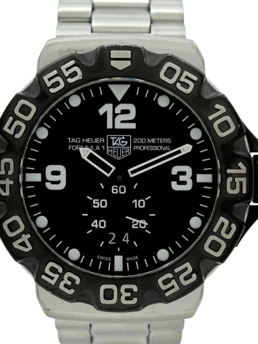 Tag Heuer 44mm Men's Formula 1 Black Dial Swiss Quartz Dive Watch! Ref: WAH1010!